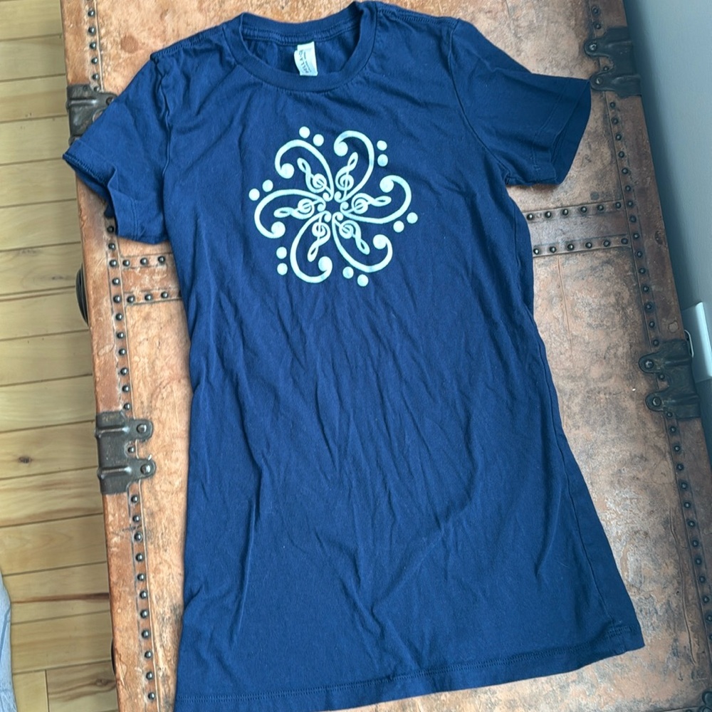Bundled $3 Music note, bass treble clef, classic choir, swirl on woman’s T-Shirt